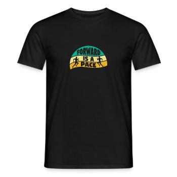 Course lente Drôle Jogging Marathon Runner - T-shirt homme - noir - Devant - AI Model Male 178 light (178cm)