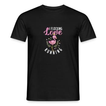 Lustige Jogging-Läufer Ich Beflockung Liebe Laufen - Männer T-Shirt - Schwarz - Vorne - AI Model Male 178 light (178cm)
