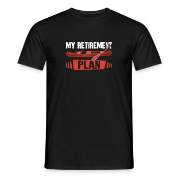 Canoe Canoeing Vintage My - Männer T-Shirt - Schwarz - Vorne - AI Model Male 178 light (178cm)