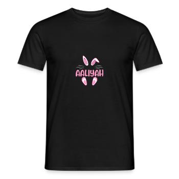 AALIYAH Easter - Men's T-Shirt - black - Front - AI Model Male 178 light (178cm)