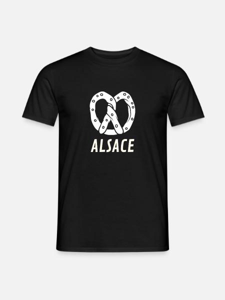 ALSACE BRETZEL - T-shirt homme - noir