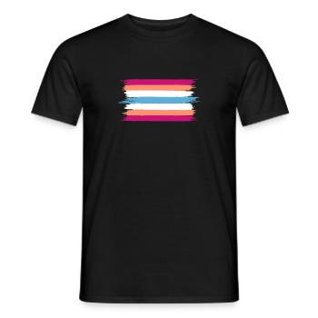 Tomgirl Flag Gift - Men's T-Shirt - black - Front - AI Model Male 178 light (178cm)