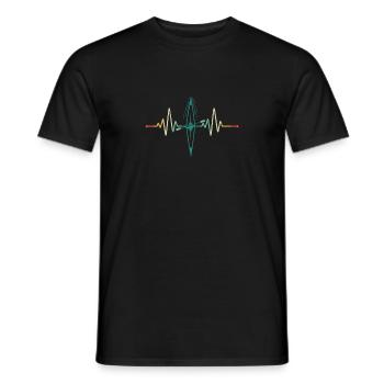 Lustige Kajak Liebhaber Vintage Kanu Bootfahren - Männer T-Shirt - Schwarz - Vorne - AI Model Male 178 light (178cm)