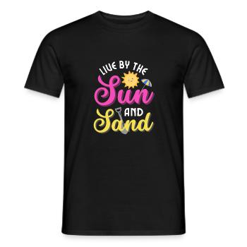 Vivre sous l’aurongo avec un sanna - T-shirt homme - noir - Devant - AI Model Male 178 light (178cm)