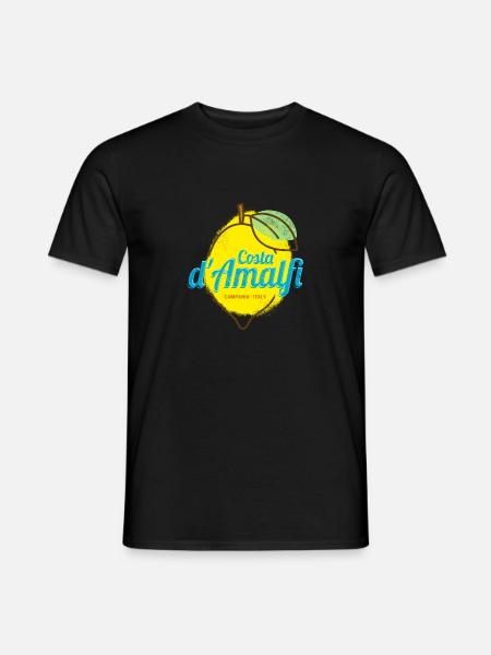 Costa d'Amalfi Zitrone Amalfi Italien Amalfiküste - Männer T-Shirt - Schwarz