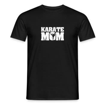 Mme Arts martiaux mignons Mum Pride Karaté de la fête des mères - T-shirt homme - noir - Devant - AI Model Male 178 light (178cm)