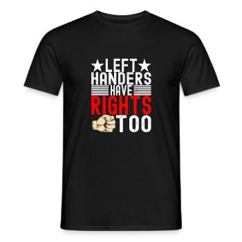 Southpaw - Men's T-Shirt - black - Front - AI Model Male 178 light (178cm)