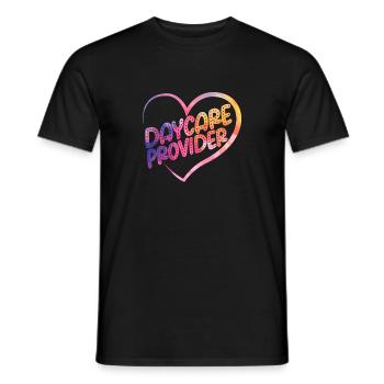 Childcare Daycare Provider Teacher - Men's T-Shirt - black - Front - AI Model Male 178 light (178cm)