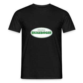 Erzgebirge meine Heimat - Männer T-Shirt - Schwarz - Vorne - AI Model Male 178 light (178cm)
