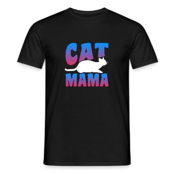 Katzentag - Männer T-Shirt - Schwarz - Vorne - AI Model Male 178 light (178cm)