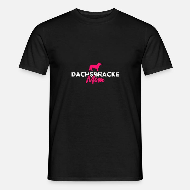 Dachsbracke mom - Men's T-shirt - black