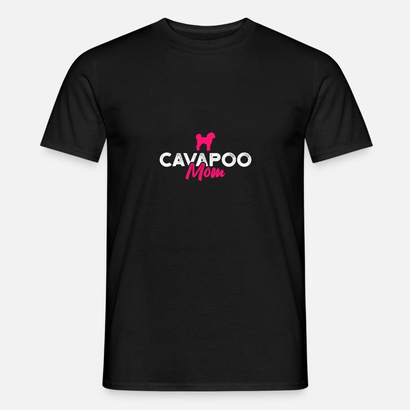 Cavapoo mom - Men's T-shirt - black