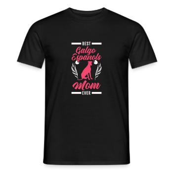 Best Galgo Espanol Mom Ever Galgo Mama - Men's T-Shirt - black - Front - AI Model Male 178 light (178cm)