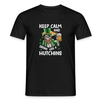 Like a Hutchins - Männer T-Shirt - Schwarz - Vorne - AI Model Male 178 light (178cm)