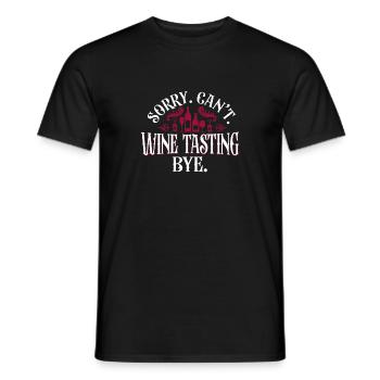 Sommelier Wine Drinking Tasting - Männer T-Shirt - Schwarz - Vorne - AI Model Male 178 light (178cm)