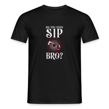 Sommelier Dégustation de vin à boire Do - T-shirt homme - noir - Devant - AI Model Male 178 light (178cm)