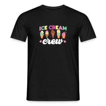 Ice Cream Cone Ice Cream Crew - Männer T-Shirt - Schwarz - Vorne - AI Model Male 178 light (178cm)