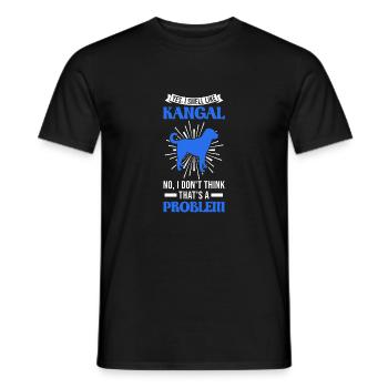 Kangal Odeur Anatolian Berger Chien Kangal - T-shirt homme - noir - Devant - AI Model Male 178 light (178cm)