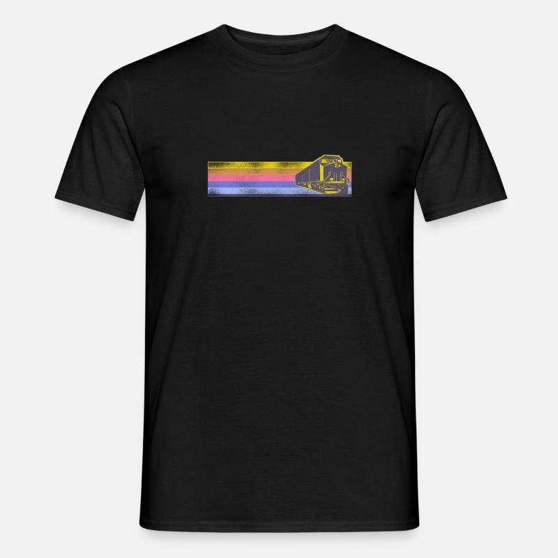 Freight Diesel Train Driver - Männer T-Shirt - Schwarz