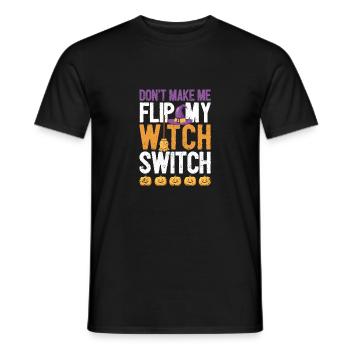 Les drôles de sorcières d’Halloween ne me font pas le faire - T-shirt homme - noir - Devant - AI Model Male 178 light (178cm)