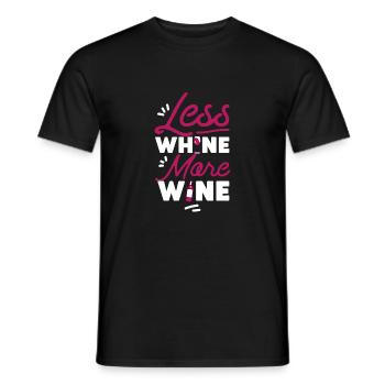 Sommelier Wine Drinking Tasting - Männer T-Shirt - Schwarz - Vorne - AI Model Male 178 light (178cm)