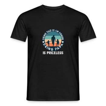 Dad Vater Eltern Geschwister - Männer T-Shirt - Schwarz - Vorne - AI Model Male 178 light (178cm)