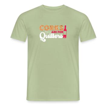 Sommelier Wine Drinking Tasting - Männer T-Shirt - Sage - Vorne - AI Model Male 178 light (178cm)