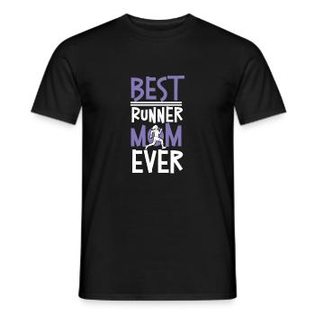 Running Runner Half Marathon Mom - Männer T-Shirt - Schwarz - Vorne - AI Model Male 178 light (178cm)