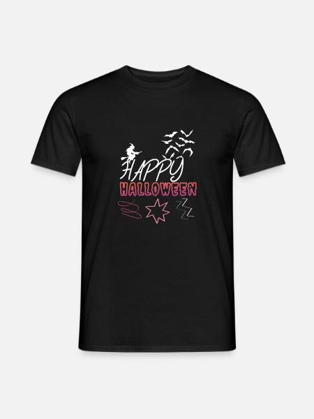 HAPPY HALLOWEEN - T-shirt homme - noir