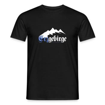 Erzgebirge Berg Wandern Walder Rauschen - Männer T-Shirt - Schwarz - Vorne - AI Model Male 178 light (178cm)