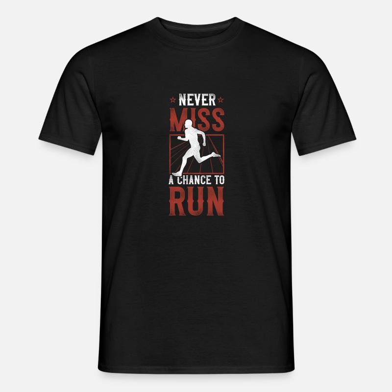 Running Runner Half Marathon - Männer T-Shirt - Schwarz