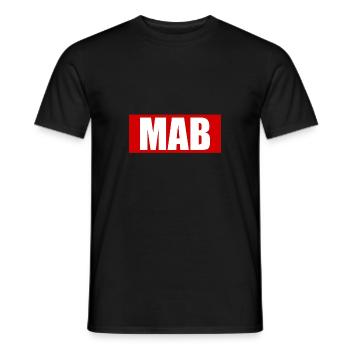 Marienberg MAB mab Glück auf Erzgebirge Erz - Männer T-Shirt - Schwarz - Vorne - AI Model Male 178 light (178cm)