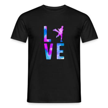 Running Runner Half Marathon - Men's T-Shirt - black - Front - AI Model Male 178 light (178cm)