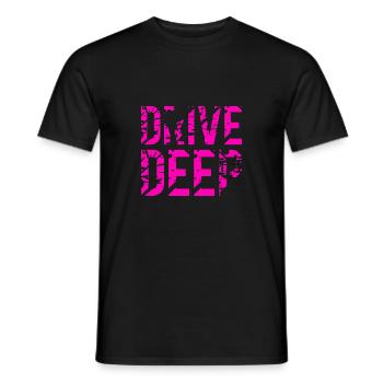 Lowered Tuning Car - Men's T-Shirt - black - Front - AI Model Male 178 light (178cm)