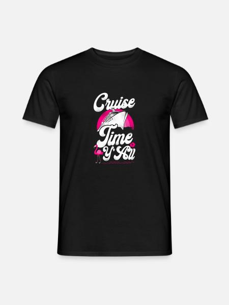 Cruise Ship Vacation Girl Vintage - Men's T-Shirt - black