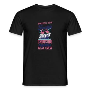 Cruise Ship Vacation Friends - Men's T-Shirt - black - Front - AI Model Male 178 light (178cm)