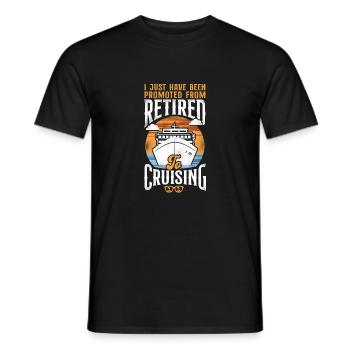 Cruise Ship Vacation Retired - Männer T-Shirt - Schwarz - Vorne - AI Model Male 178 light (178cm)