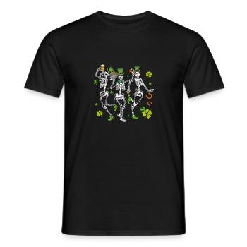 Bonne Saint-Patrick Saint Patrick Irlande Irlandais - T-shirt homme - noir - Devant - AI Model Male 178 light (178cm)