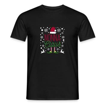 Santa Grandma Drôle De Noël Pyjama Noël PJ - T-shirt homme - noir - Devant - AI Model Male 178 light (178cm)