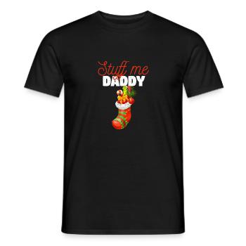 Blagues de Noël effrontées Stocker des trucs de Noël sales - T-shirt homme - noir - Devant - AI Model Male 178 light (178cm)