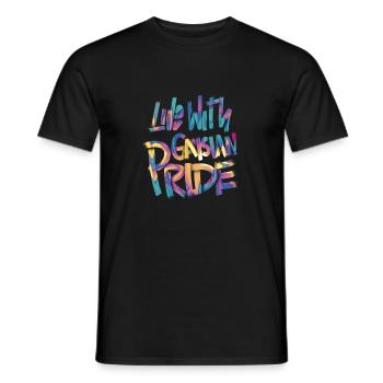 Gay Lesbian LGBTQ Pride Gaysian I Cadeau - T-shirt homme - noir - Devant - AI Model Male 178 light (178cm)