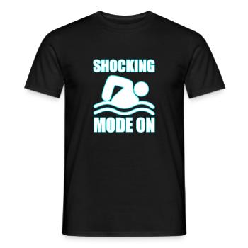 Je suis le leader de la piscine et j’adore les comprimés de chlore - T-shirt homme - noir - Devant - AI Model Male 178 light (178cm)