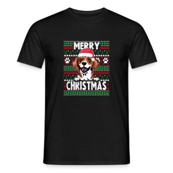 Pyjama pour chien mignon - Danish Dachsbracke Dog Lover Chr - T-shirt homme - noir - Devant - AI Model Male 178 light (178cm)