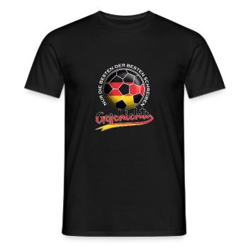 Deutscher Fußball Nur die Besten der Besten - Männer T-Shirt - Schwarz - Vorne - AI Model Male 178 light (178cm)