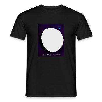 Far from home: From Moon to Earth - Men's T-Shirt - black - Front - AI Model Male 178 light (178cm)