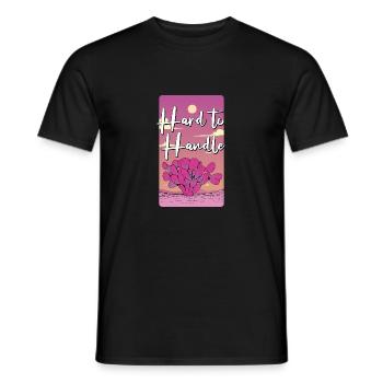 Cactus Garden Cactus - Men's T-Shirt - black - Front - AI Model Male 178 light (178cm)