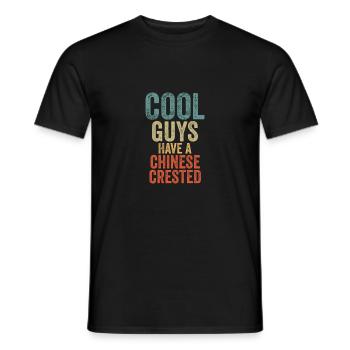 Les Cool Guys ont une crête chinoise - T-shirt homme - noir - Devant - AI Model Male 178 light (178cm)