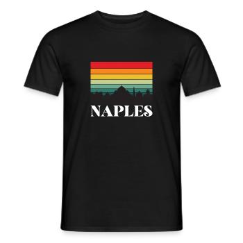 Italien-Souvenir-Neapel-Skyline-italienisches Haup - Männer T-Shirt - Schwarz - Vorne - AI Model Male 178 light (178cm)