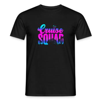 Bateau de croisière Vacances Amies - T-shirt homme - noir - Devant - AI Model Male 178 light (178cm)