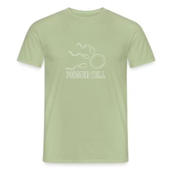 Biologie Biologe Zelle Molekularbiologe - Männer T-Shirt - Sage - Vorne - AI Model Male 178 light (178cm)